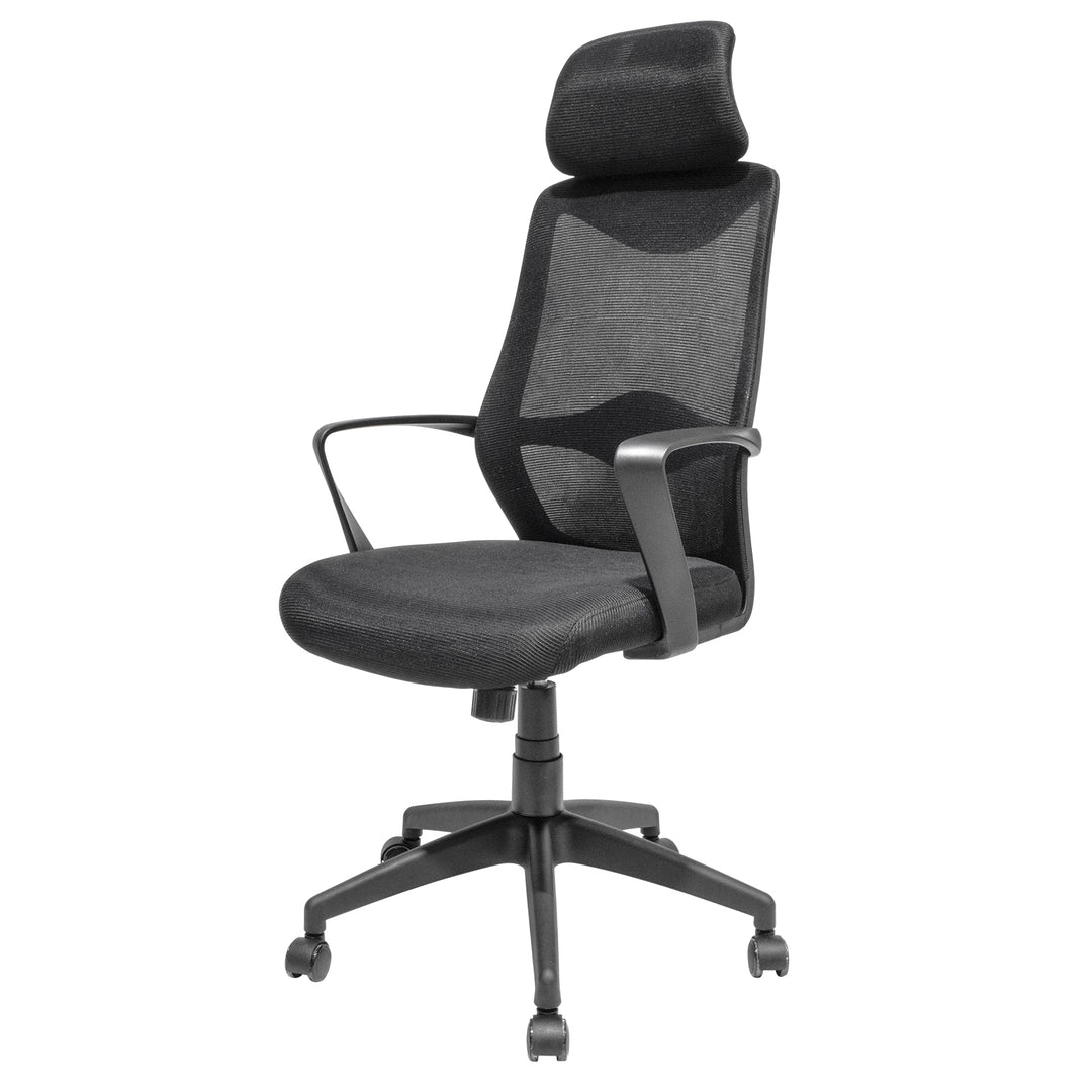 Silla de Oficina Andalucia-N con Cabecera Negra