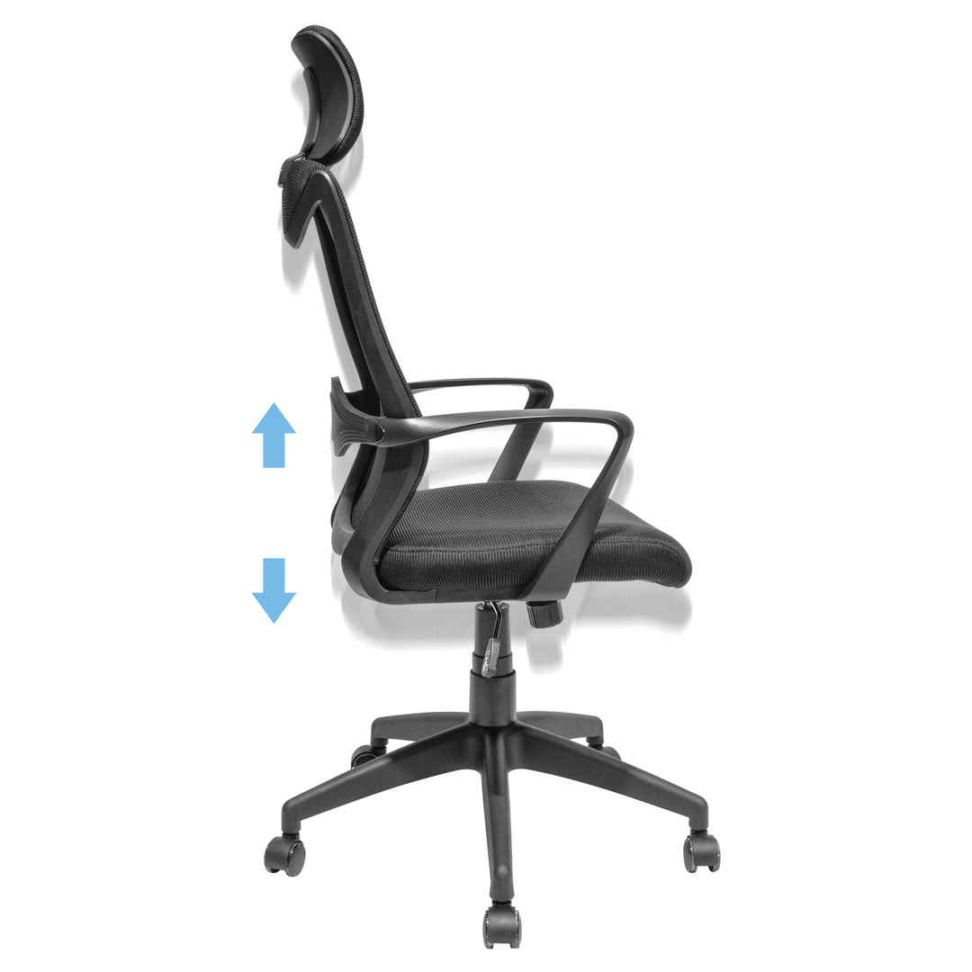 Silla de Oficina Andalucia-N con Cabecera Negra