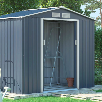 Cobertizo de Almacenamiento Para Exterior 213x127x195