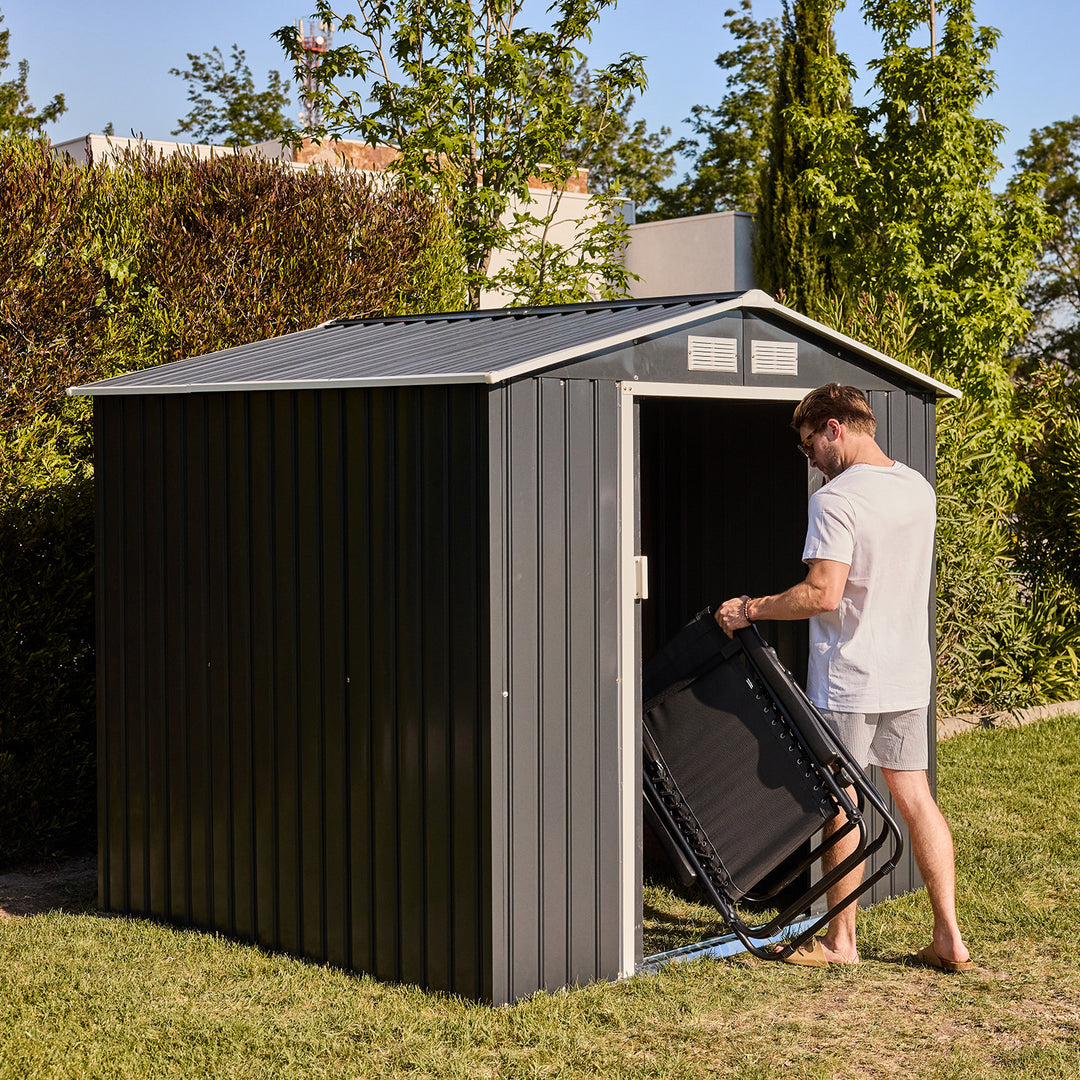 Cobertizo de Almacenamiento Para Exterior 213x191x195