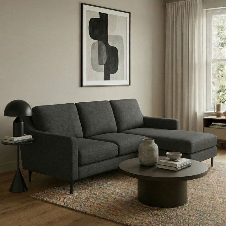 Sala Esquinero Sofá Modular Sevilla Gris Oscuro
