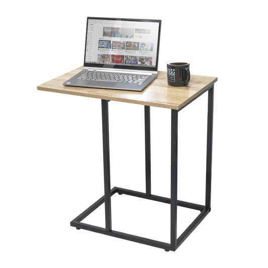 Mesa Auxiliar Ideal para Laptop de Madera Beige