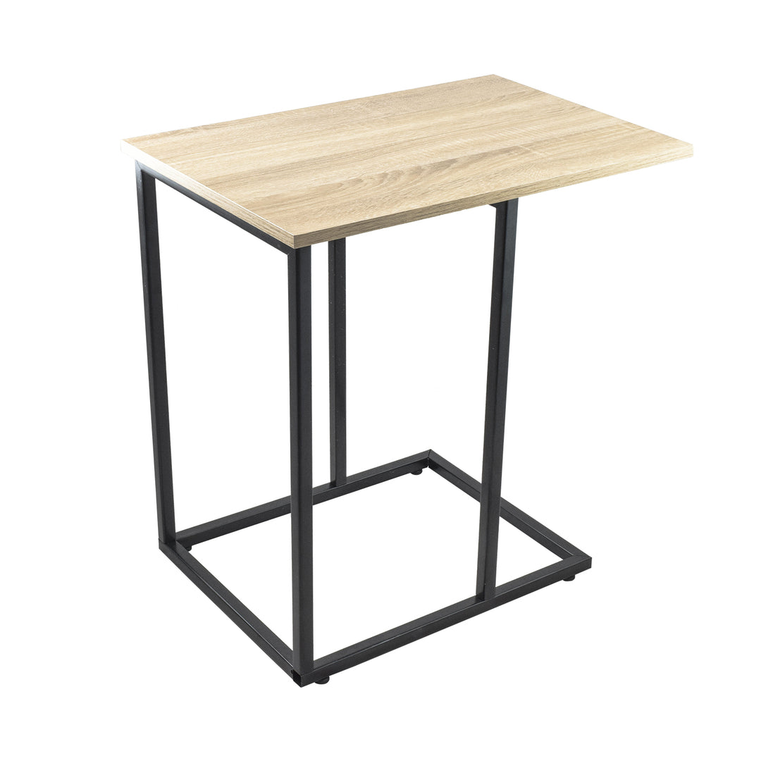 Mesa Auxiliar Ideal para Laptop de Madera Beige