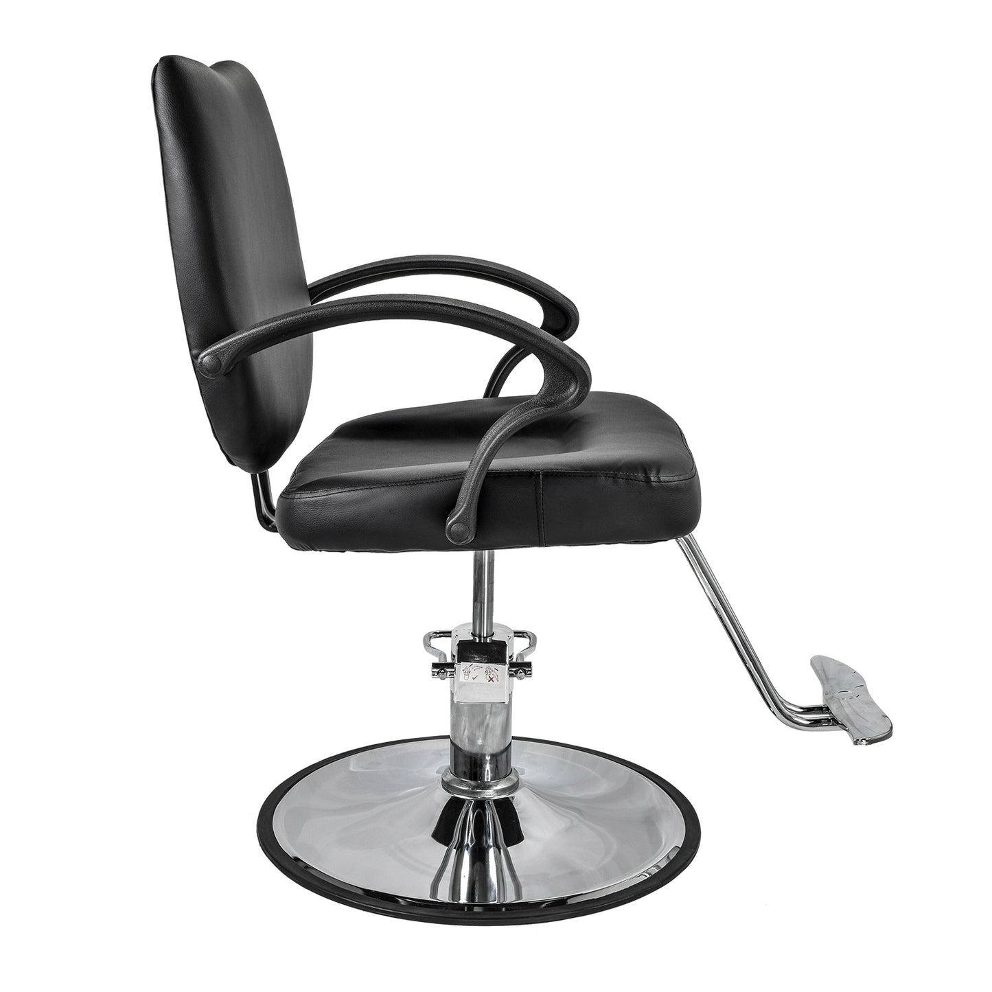 Silla Barbería Crew Hidráulica con Descansa Pies Negra