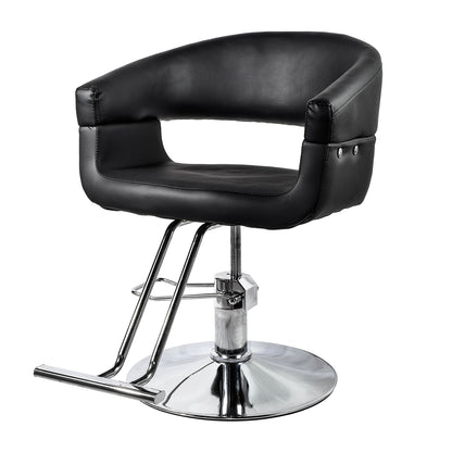 Silla de Barbería Welsh Con Descansapies Negra