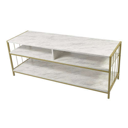 Mesa de Centro Kampala Estilo Mármol Blanca