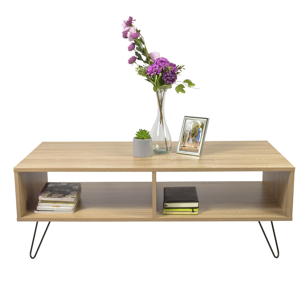 Mesa de Centro Cedro Minimalista Café