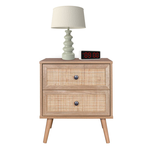 Buró con 2 Cajones de Ratán