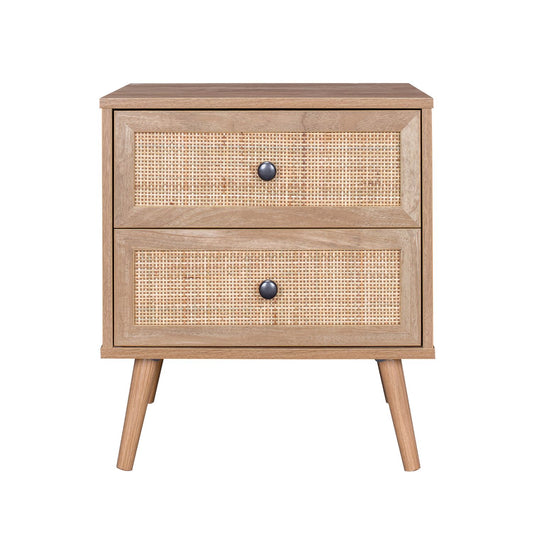 Buró con 2 Cajones de Ratán