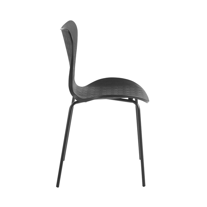 Set 4 Sillas de Comedor Bélica Negras