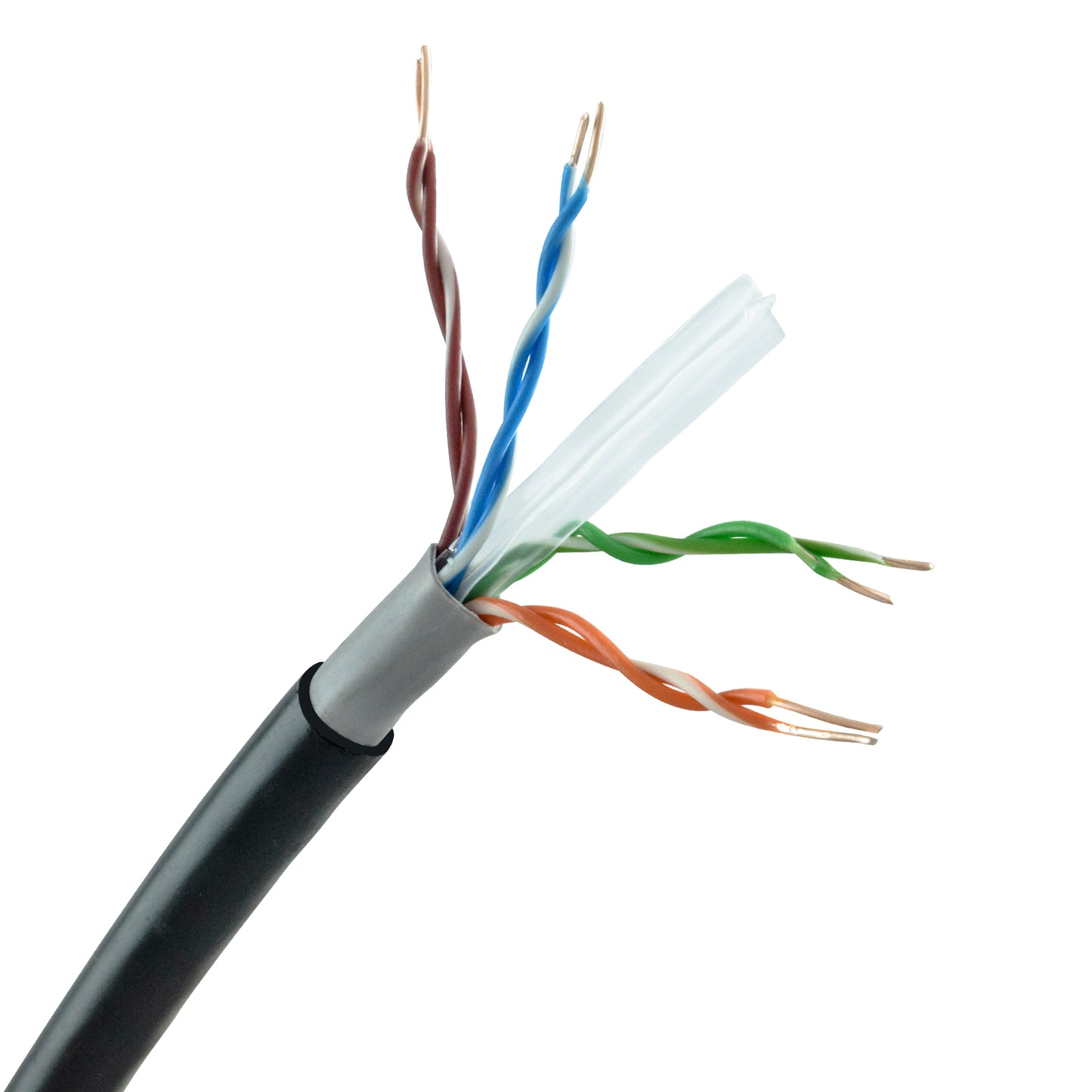 Bobina de Cable Utp Red Cat 6e Exterior Blindado Doble Forro