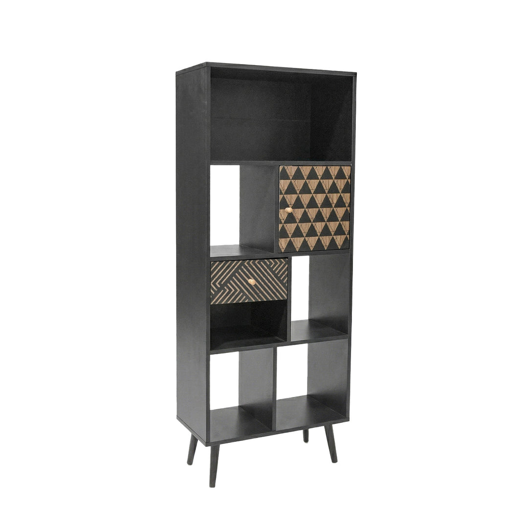 Librero Vertical Bukler Negro