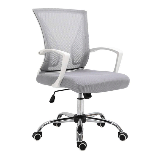 Silla de Oficina Burdeos Semi Reclinable Gris
