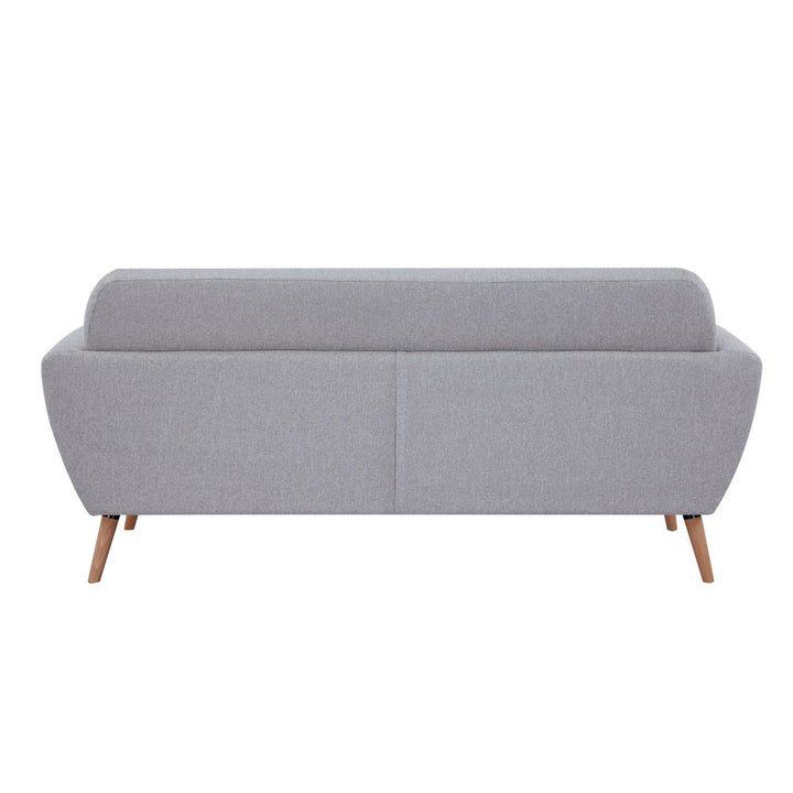 Sofá 3 Plazas Capena Respaldo Capitoné Gris