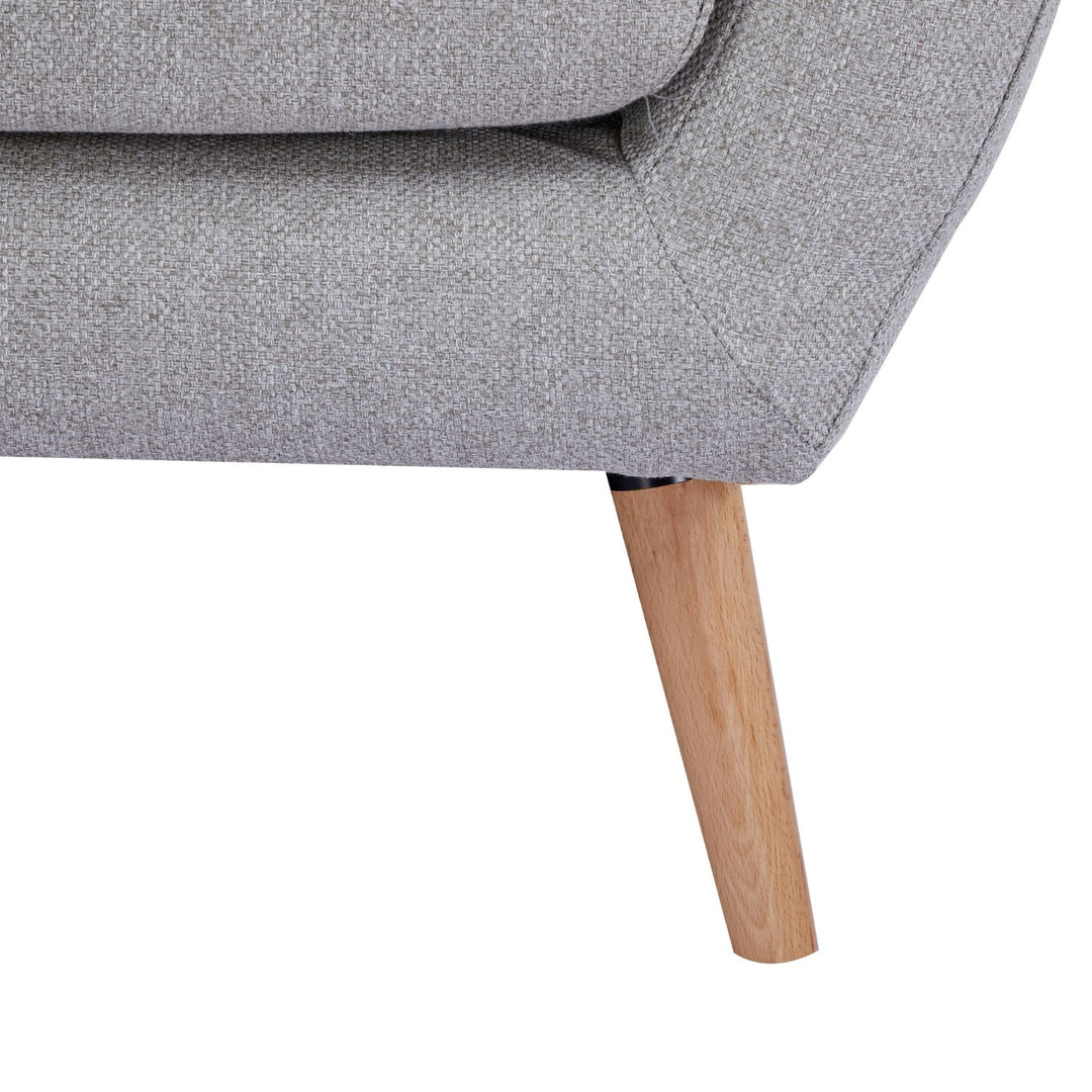 Sofá 3 Plazas Capena Respaldo Capitoné Gris