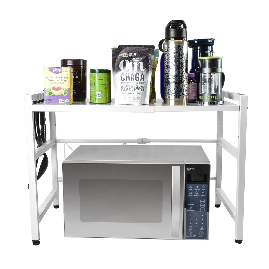 Estante Organizador para Microondas Carrot-B Blanco