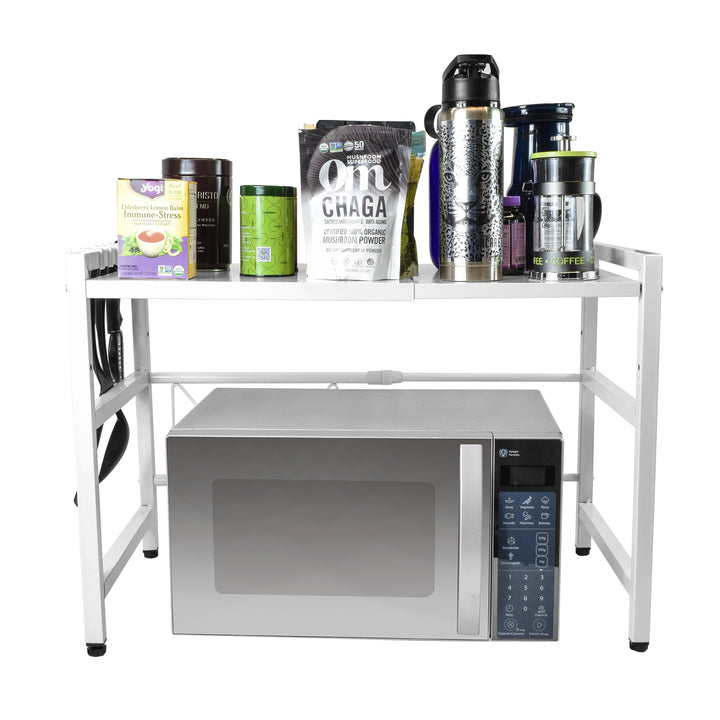 Estante Organizador para Microondas Carrot-B Blanco