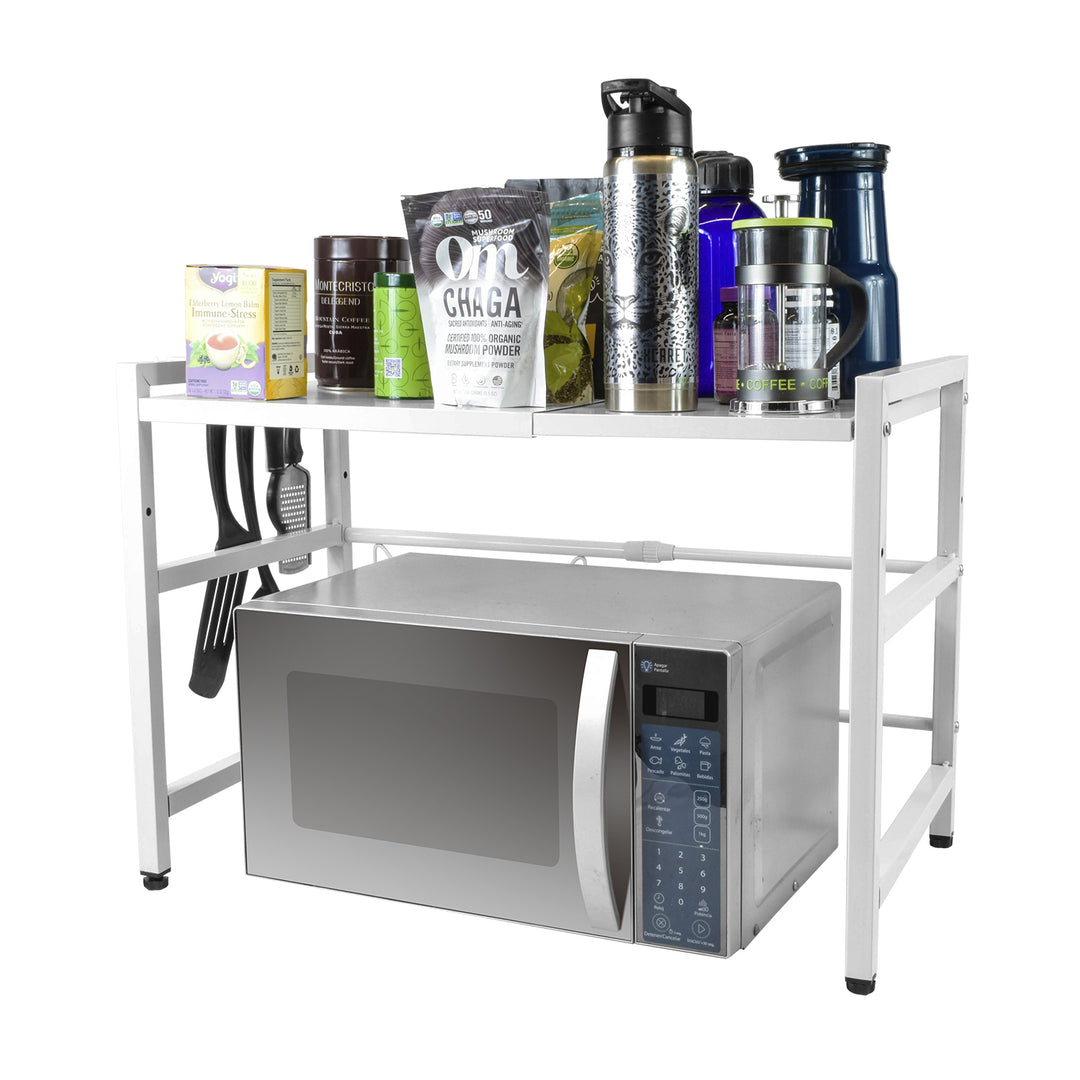 Estante Organizador para Microondas Carrot-B Blanco