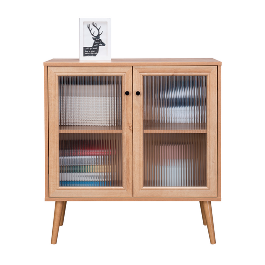 Credenza Bufetera con Puertas de Vidrio