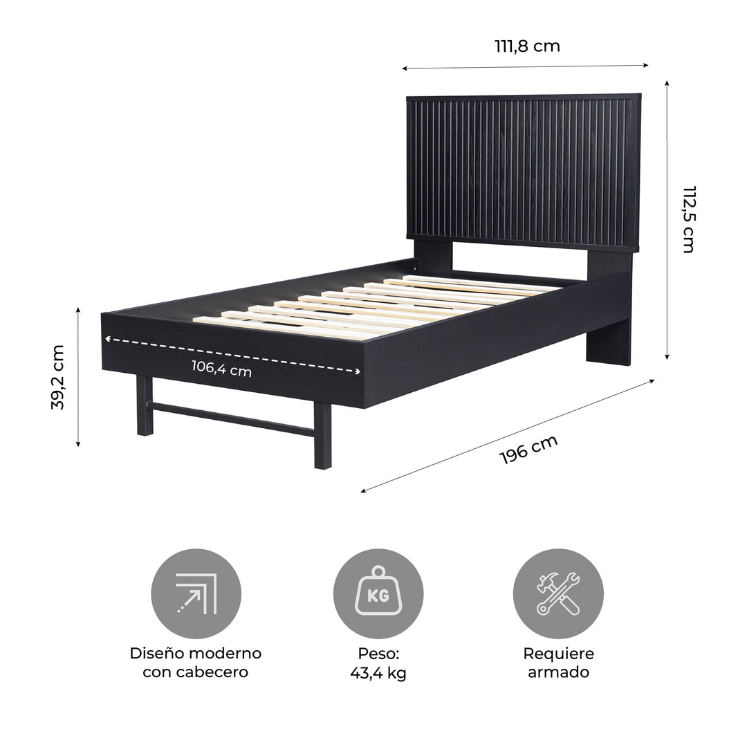 Cama Individual Soho