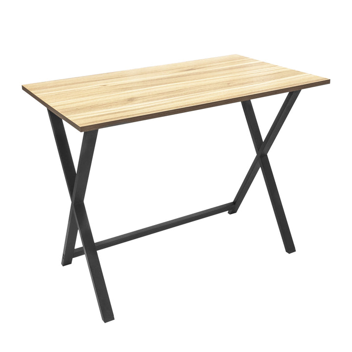 Escritorio Estilo Industrial con Base Cruzada