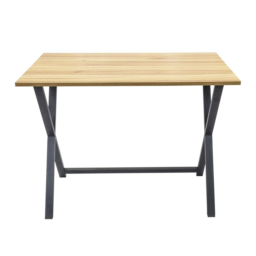 Escritorio Estilo Industrial con Base Cruzada