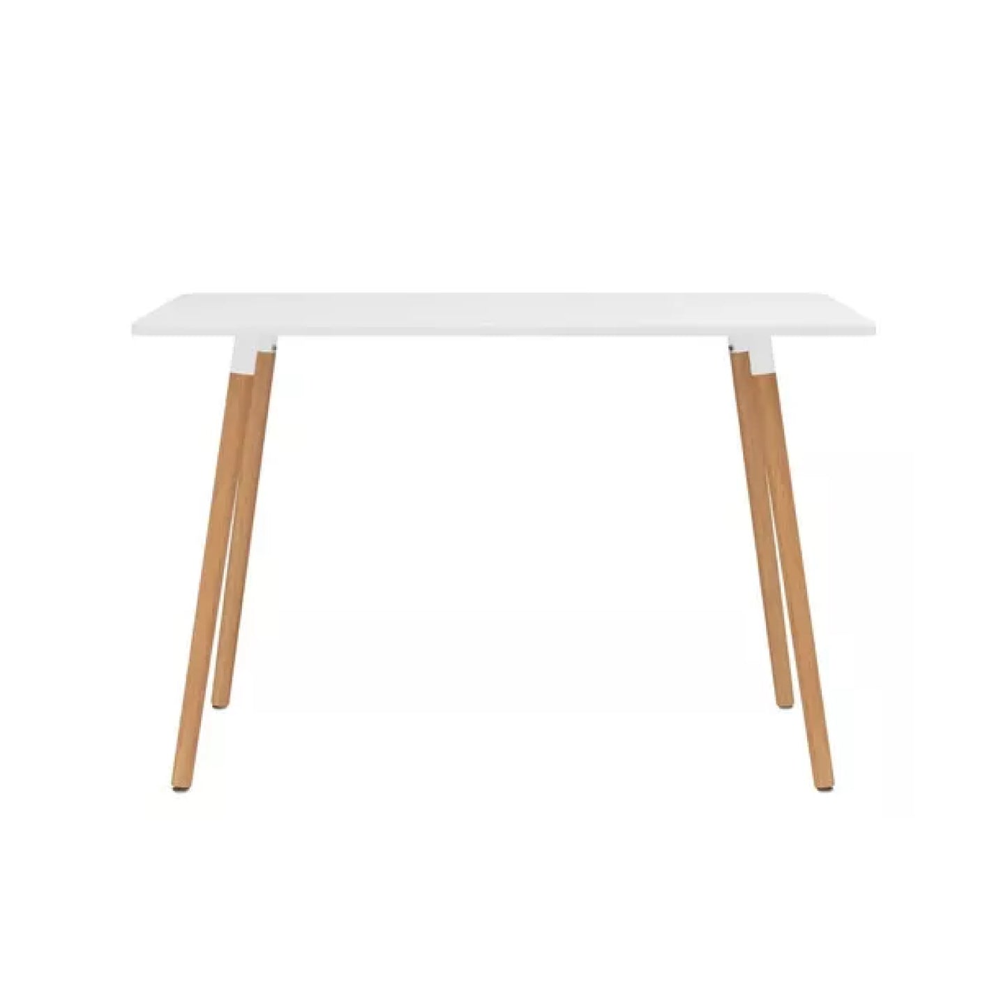 Mesa de Comedor Eames Nórdica Rectangular Blanca