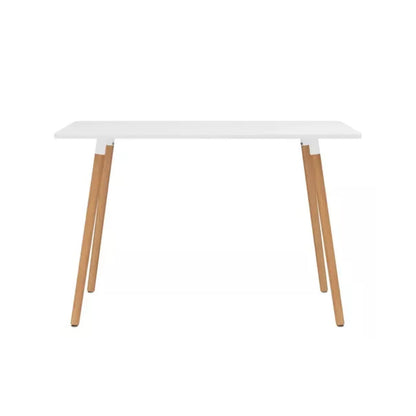Mesa de Comedor Eames Nórdica Rectangular Blanca