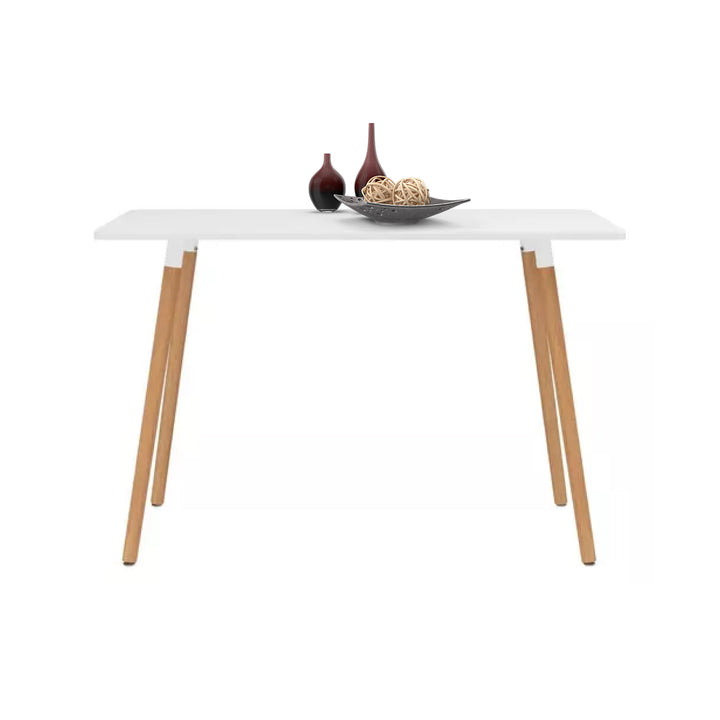Mesa de Comedor Eames Nórdica Rectangular Blanca