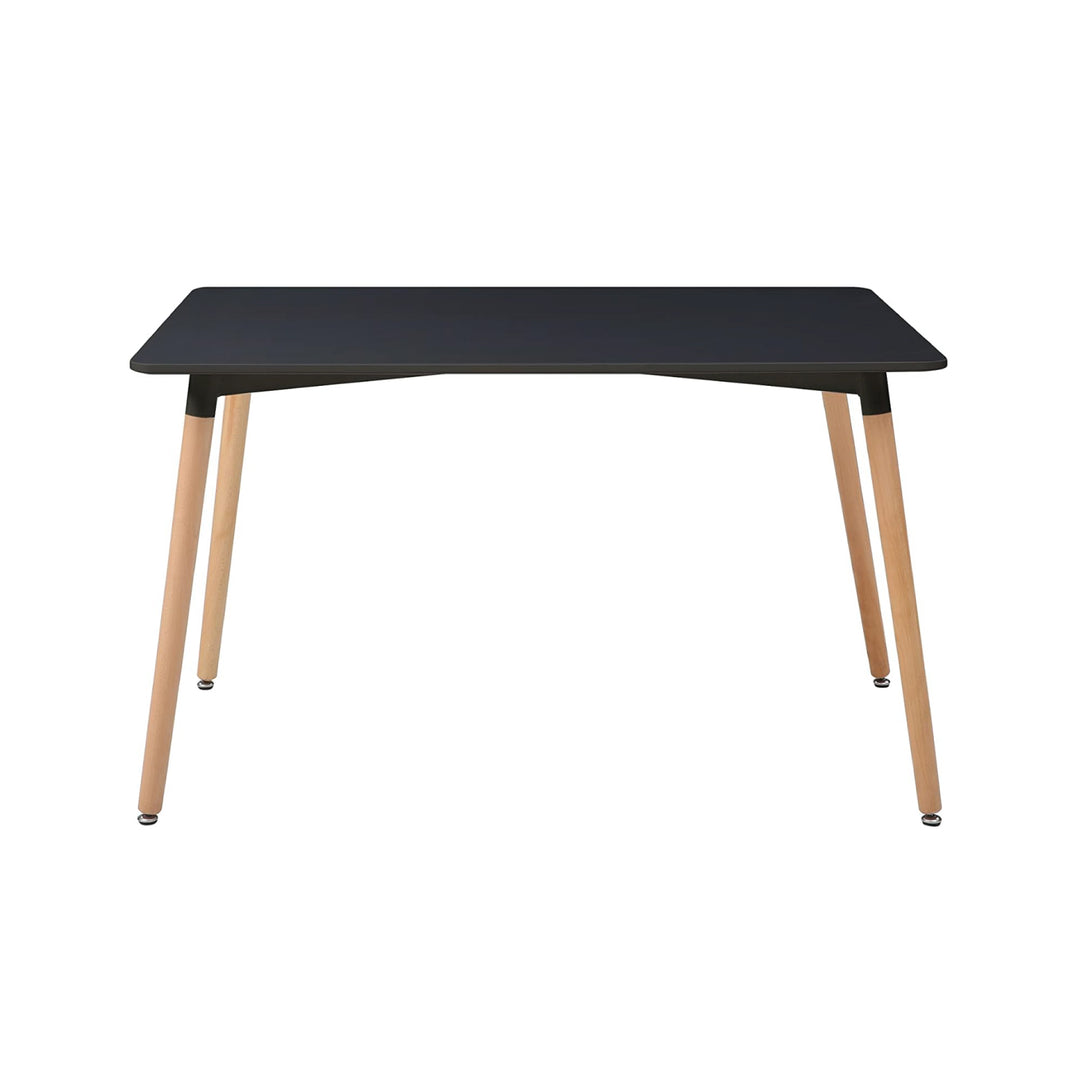 Mesa de Comedor Eames Nórdica Rectangular Negra
