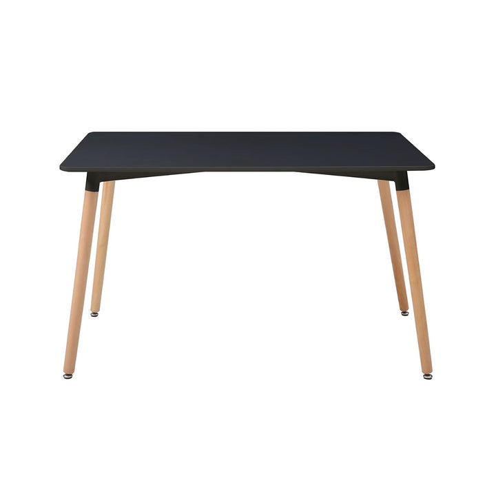 Mesa de Comedor Eames Nórdica Rectangular Negra