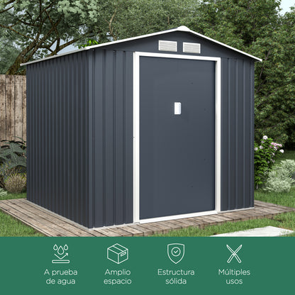 Cobertizo de Almacenamiento Para Exterior 213x191x195