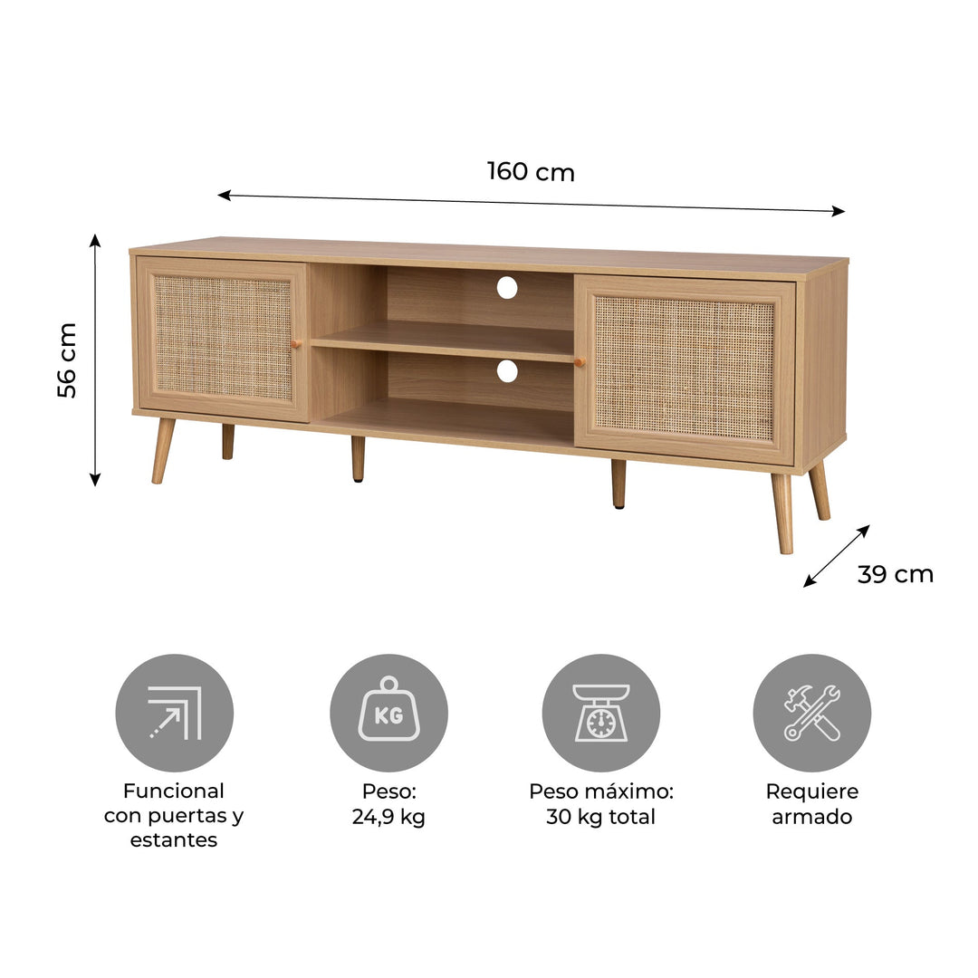 Mueble de Tv Bombai 160 cm