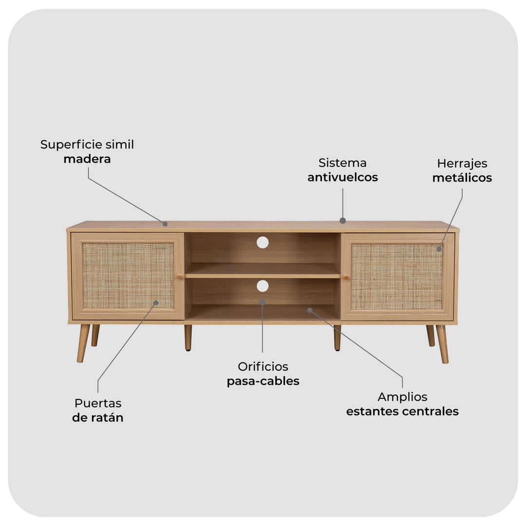 Mueble de Tv Bombai 160 cm