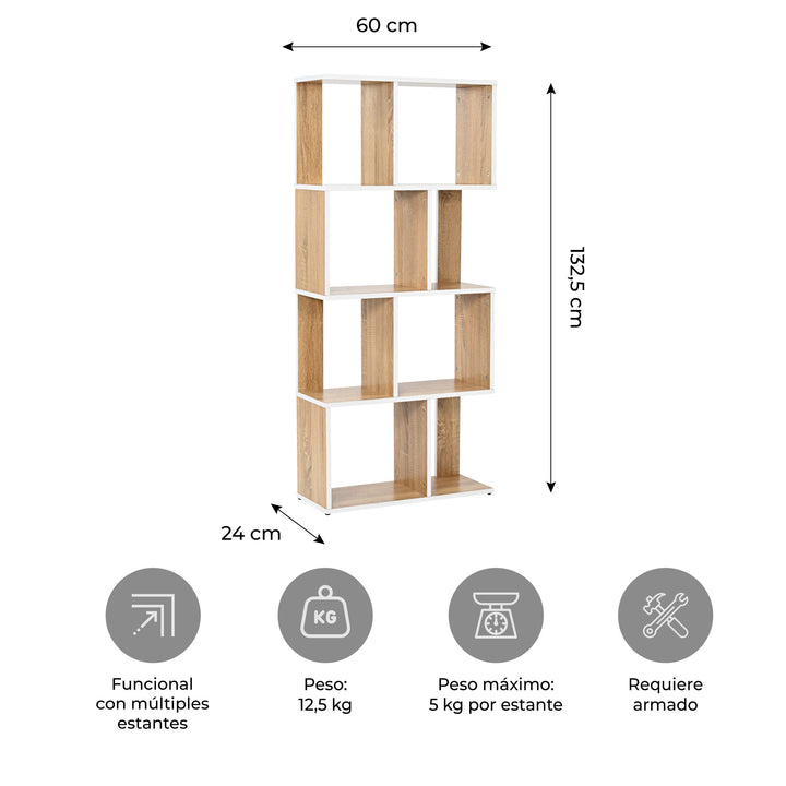 Librero Vertical Minimalista