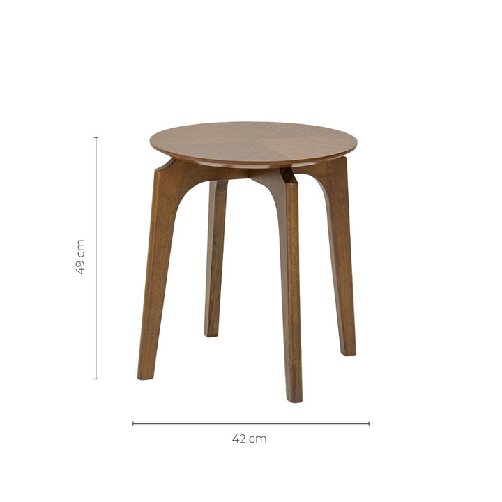 Mesa Auxiliar Bora Café Oscuro