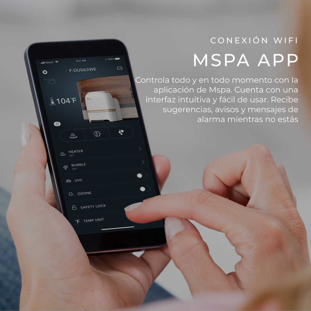 Tina Spa Hidromasaje Inflable Duet 6 Wifi