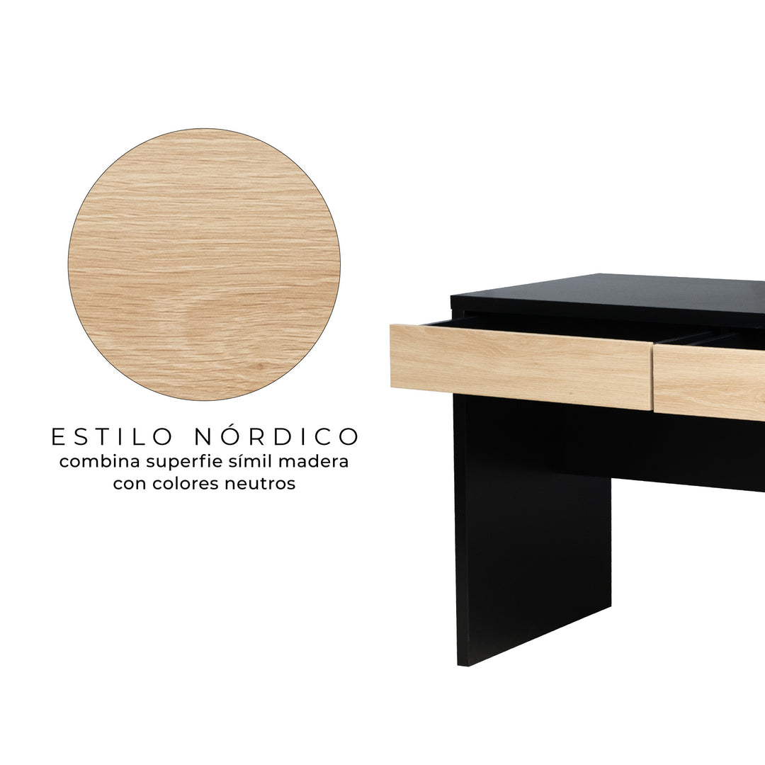 Escritorio Nórdico Florencia Black
