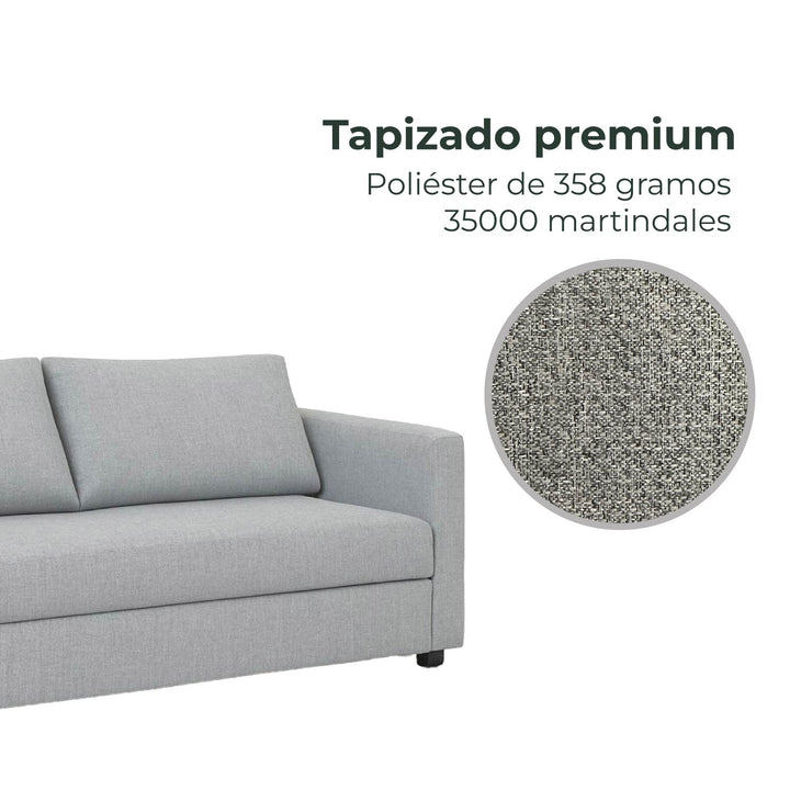 Sofá Cama Granada 3 Plazas Gris