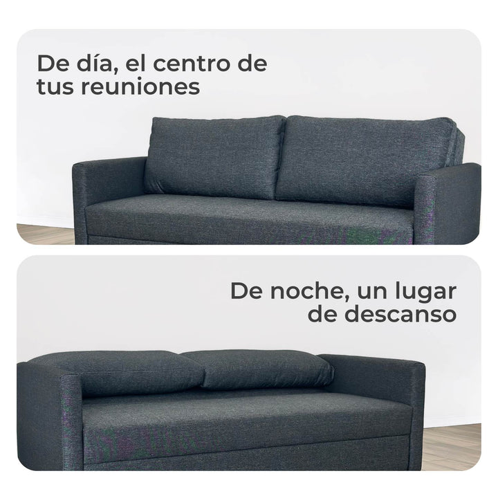 Sofá Cama Granada 3 Plazas Negro