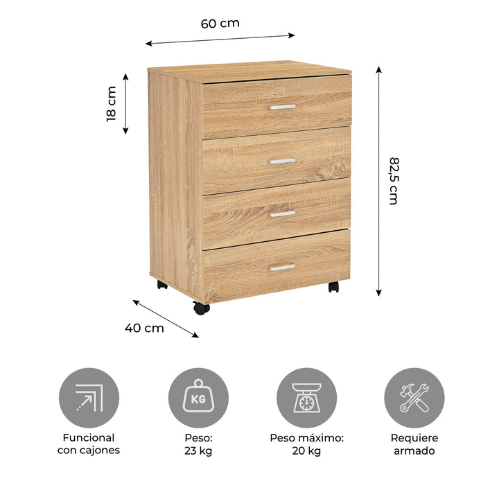 Cómoda Cajonera Kasuga