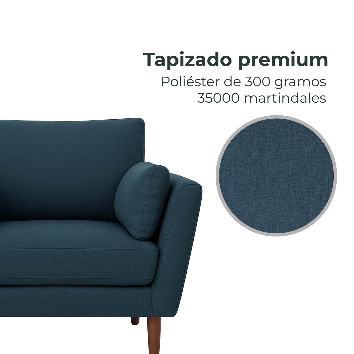 Sillón Individual Malaga Azul Marino