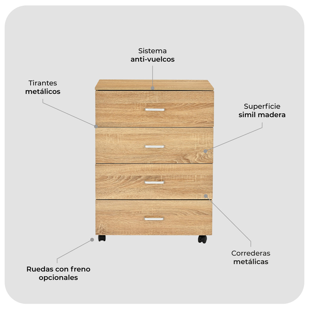 Cómoda Cajonera Kasuga