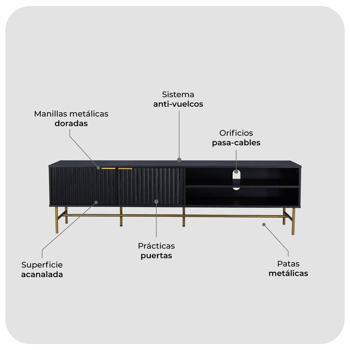 Mueble de TV Queens 180 cm