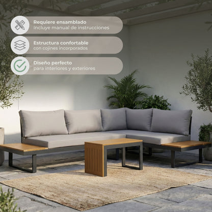 Set de Exterior Saigon Sofá + Mesa de Centro