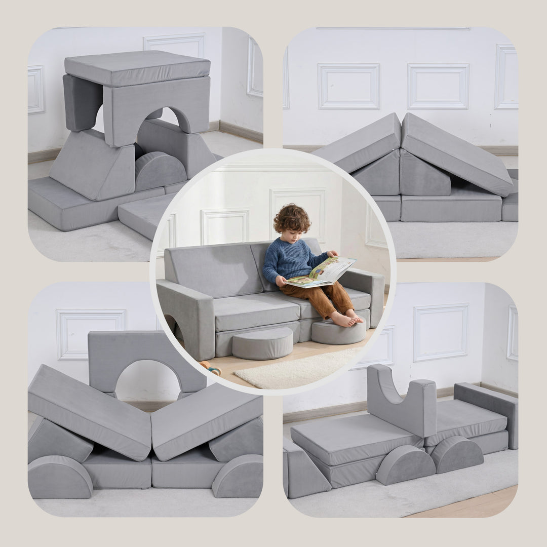 Sofá Modular Lúdico Para Niños Alva