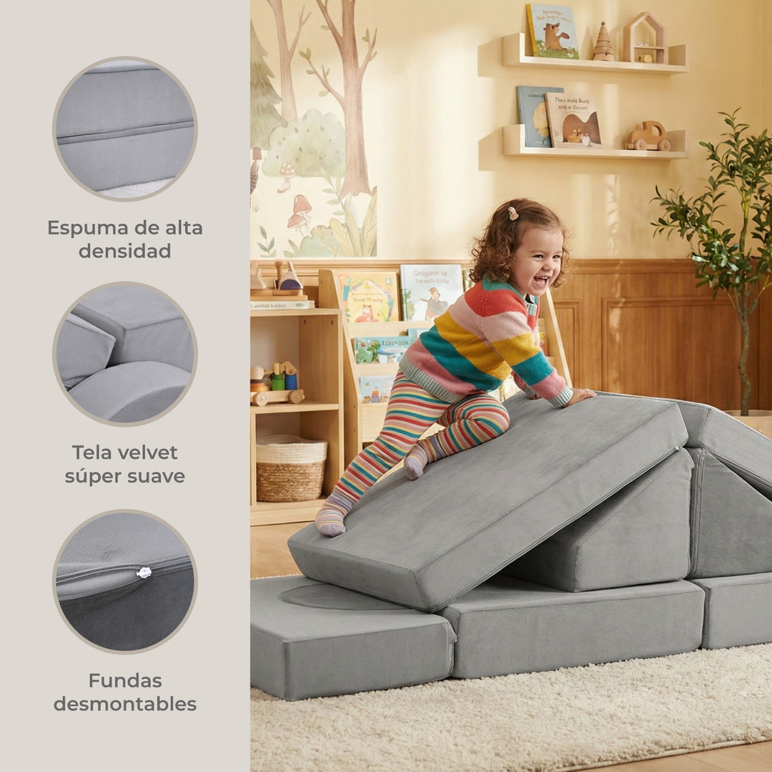 Sofá Modular Lúdico Para Niños Alva
