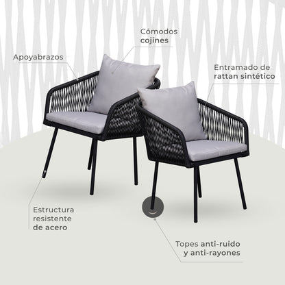 Set de Exterior Samui 6 Sillas + Mesa