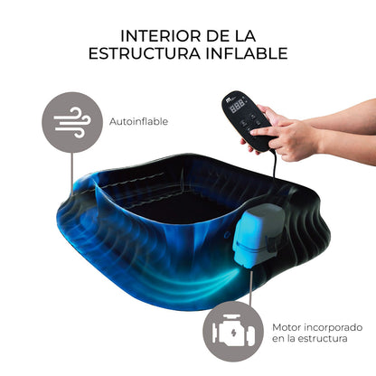 Tina Spa Hidromasaje Inflable Bergen 4 Comfort
