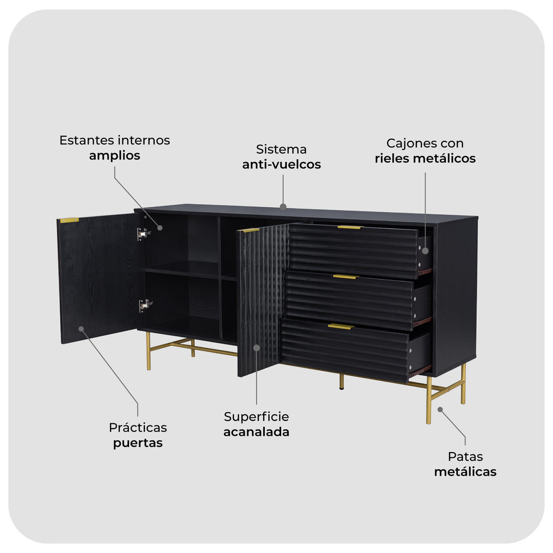 Credenza Bufetera Brooklyn 160 cm